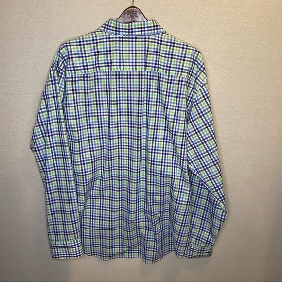 Robert Graham Plaid Shirt Flip Cuff Long Sleeve Mens Size 2XL - Picture 6 of 14